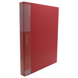 （まとめ）ビュートン リングバインダ RB-A4W-R 32mm 30穴 A4S 赤【×10セット】