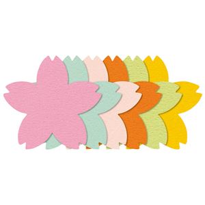 （まとめ）ササガワ ぷちカード 中 サクラ 16-7026【×30セット】
