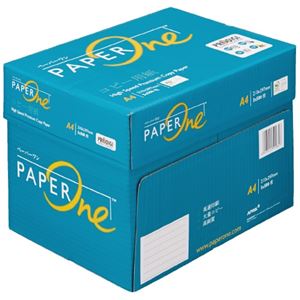 （まとめ）エイプリル PaperOneコピー用紙 A4 67g／m2・5冊入【×2セット】