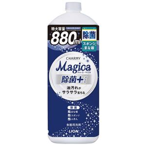 （まとめ）ライオン CHARMY Magica 除菌プラスつめかえ用 880mL【×10セット】