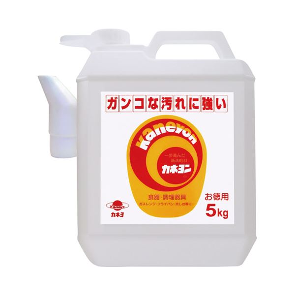 （まとめ）カネヨ石鹸 液体クレンザー カネヨン 業務用 5Kg【×3セット】