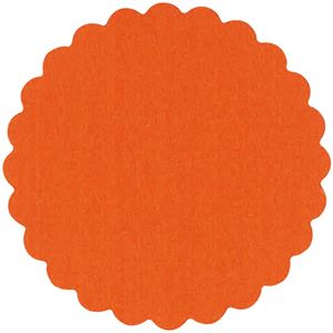 （まとめ）ペーパーインテリジェンス デコパンチ スキャロップサークル 997005-4【×3セット】