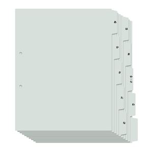 （まとめ）プラス あ～わ行インデックスA4S 2穴 5山×2【×20セット】