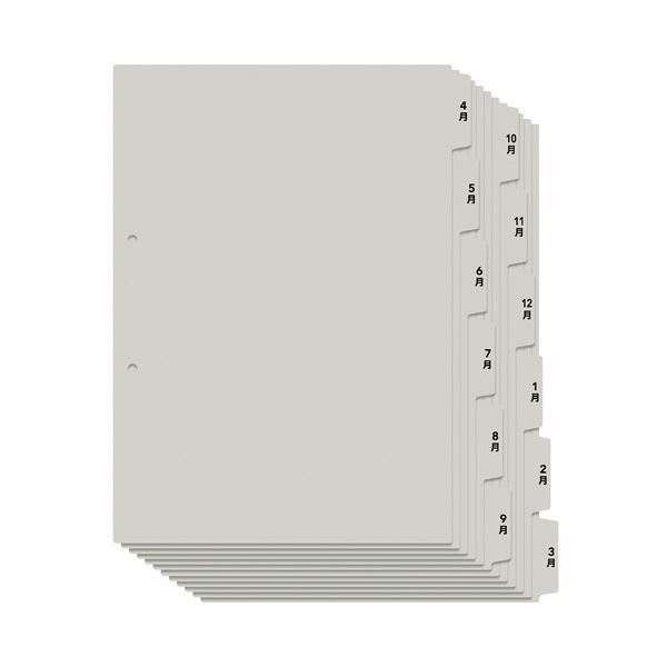 （まとめ）プラス たすけあ 4〜3月インデックス 6山×2【×20セット】