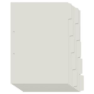 （まとめ）プラス たすけあ 無地インデックス5山×2 FL-807IS【×20セット】