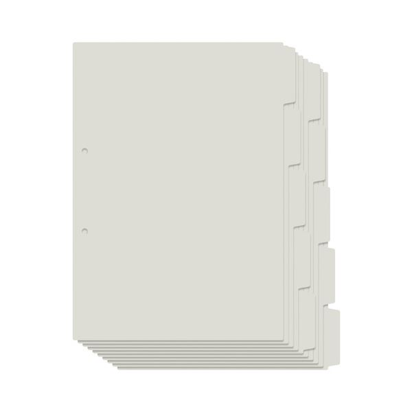 （まとめ）プラス たすけあ 無地インデックス5山×2 FL-807IS【×20セット】