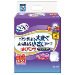 リブドゥコーポレーション リフレ はくパンツ ジュニア SS 80枚(20枚×4パック)