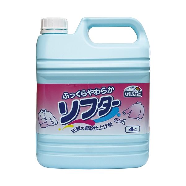 (まとめ) ミツエイ スマイルチョイス ソフター 4L 【×3セット】