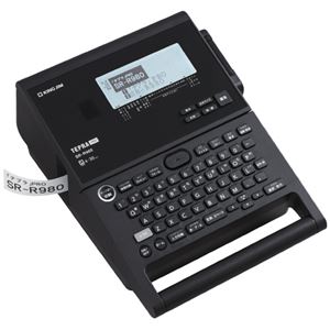 キングジム ラベルライター テプラPRO 黒 SR-R980クロ