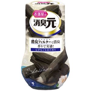 (まとめ) お部屋の消臭元 炭の香り400mL 【×5セット】