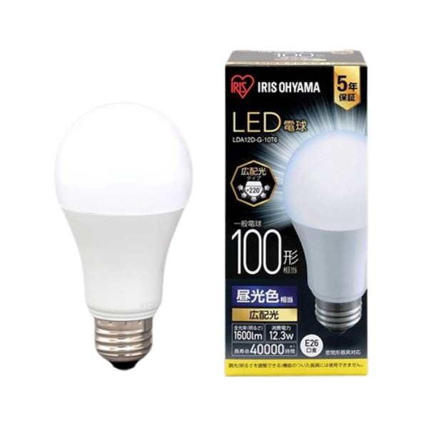 LED電球100W E26 広配光 昼光色 4個セット