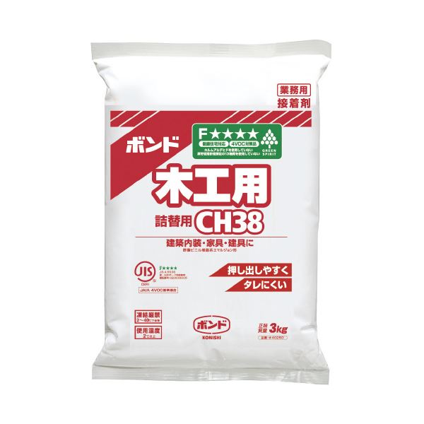 (まとめ) ボンド木工用CH38 3kg #40250 【×2セット】