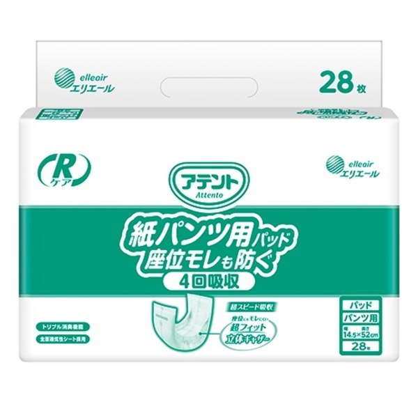 紙パンツ用パッド4回吸収28枚業務用8P