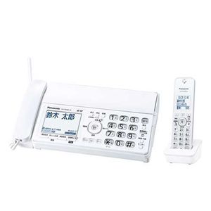 Panasonic デジタルコードレスファックスKX-PD360DL-W