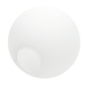 球型ガラスペンダントライト/吊り下げ型照明器具 【Glass Bowl-Lサイズ】 1灯 ホワイト 乳白色 W-7103 商品写真4