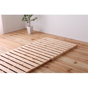 山型ヒノキスノコベッド シングル（S） 組立品