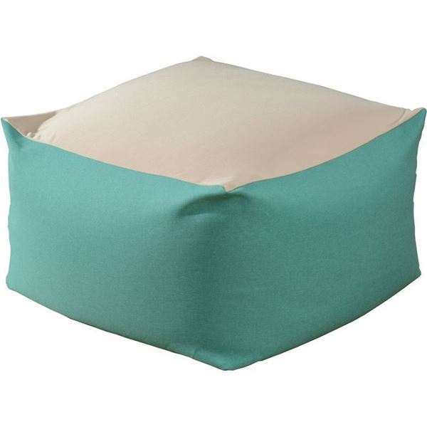 カバーリング ビーズクッション/ビッグクッション 【XLサイズ エメラルドグリーン】 洗えるカバー 〔リビング雑貨 生活雑貨〕【代引不可】