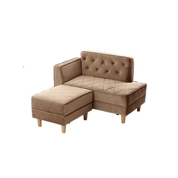 オットマン付デザインソファ set ベージュ【代引不可】