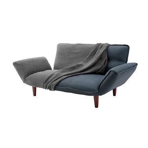 2人掛け カウチ ソファ 専用 カバー ライトグレー 本体別売 洗える 取付簡単 交換用 カバーリング ソファカバー ソファーカバー