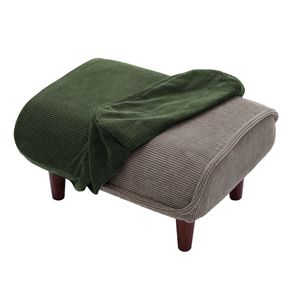 オットマン 専用 カバー グリーン 本体別売 洗える 取付簡単 交換用 カバーリング ソファカバー ソファーカバー スツール