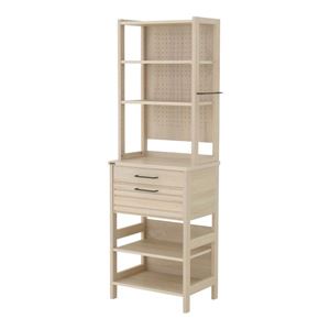 LAFIKA（ラフィカ）キッチンラック/アイボリー【組立品】【代引不可】