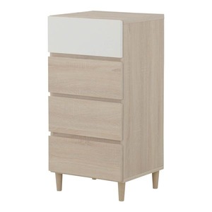 チェスト（約45cm幅） アイボリー 【組立品】【代引不可】