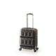 スーツケース 【マットブラック】 36L 機内持ち込み可 ダブルフロントオープン アジア・ラゲージ 『PANTHEON』 - 縮小画像1
