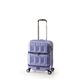 スーツケース 【アイスブルー】 36L 機内持ち込み可 ダブルフロントオープン アジア・ラゲージ 『PANTHEON』 - 縮小画像1