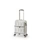 スーツケース 【マットブラッシュホワイト】 36L 機内持ち込み可 ダブルフロントオープン アジア・ラゲージ 『PANTHEON』 - 縮小画像1