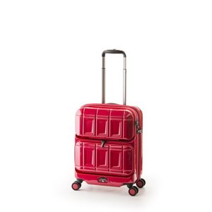 スーツケース 【パープリッシュピンク】 36L 機内持ち込み可 ダブルフロントオープン アジア・ラゲージ 『PANTHEON』 商品写真