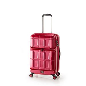 スーツケース 【パープリッシュピンク】 拡張式(54L+8L) ダブルフロントオープン アジア・ラゲージ 『PANTHEON』 商品写真