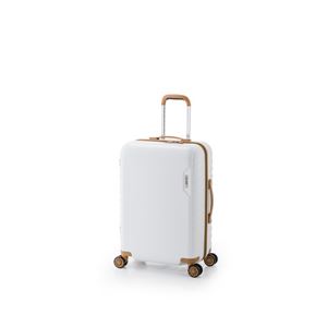 スーツケース/キャリーバッグ 【ホワイト】 29L 機内持ち込み可能サイズ ダイヤル式 アジア・ラゲージ 『MAX SMART』 商品写真