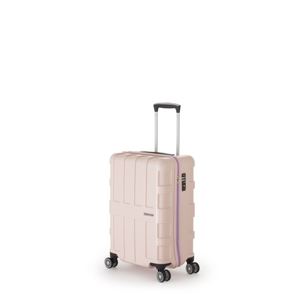 ファスナー式スーツケース/キャリーバッグ 【ライトピンク】 40L 機内持ち込み可能サイズ アジア・ラゲージ 『MAX BOX』 - 拡大画像