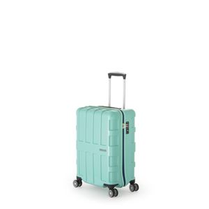 ファスナー式スーツケース/キャリーバッグ 【チェレステ】 40L 機内持ち込み可能サイズ アジア・ラゲージ 『MAX BOX』 - 拡大画像