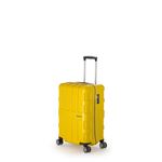 ファスナー式スーツケース/キャリーバッグ 【メタリックイエロー】 40L 機内持ち込み可能サイズ アジア・ラゲージ 『MAX BOX』