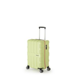 ファスナー式スーツケース/キャリーバッグ 【ライトグリーン】 40L 機内持ち込み可能サイズ アジア・ラゲージ 『MAX BOX』 - 拡大画像
