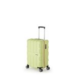ファスナー式スーツケース/キャリーバッグ 【ライトグリーン】 40L 機内持ち込み可能サイズ アジア・ラゲージ 『MAX BOX』