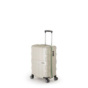 ファスナー式スーツケース/キャリーバッグ 【パールホワイト】 40L 機内持ち込み可能サイズ アジア・ラゲージ 『MAX BOX』 - 拡大画像