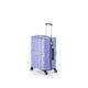 ファスナー式スーツケース/キャリーバッグ 【アイスブルー】 60L 軽量 アジア・ラゲージ 『MAX BOX』 - 縮小画像1