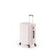 ファスナー式スーツケース/キャリーバッグ 【ライトピンク】 60L 軽量 アジア・ラゲージ 『MAX BOX』 - 縮小画像1
