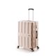 大容量スーツケース/キャリーバッグ 【ライトピンク】 96L 軽量 アジア・ラゲージ 『MAX BOX』 手荷物預け無料最大サイズ - 縮小画像1