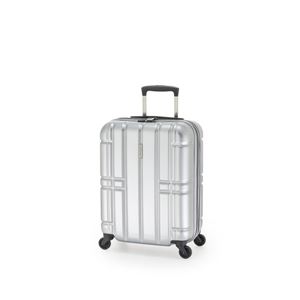 スーツケース/キャリーバッグ 【シルバー】 拡張式(40L+7L) 機内持ち込み可 ファスナー アジア・ラゲージ 『ALIMAX』 商品写真