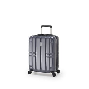 スーツケース/キャリーバッグ 【カーボンネイビー】 拡張式(40L+7L) 機内持ち込み可 ファスナー アジア・ラゲージ 『ALIMAX』 商品写真