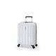 スーツケース/キャリーバッグ 【ホワイトカーボン】 拡張式(40L+7L) 機内持ち込み可 ファスナー アジア・ラゲージ 『ALIMAX』 - 縮小画像1