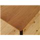木目調ダイニングテーブル/リビングテーブル 【長方形 幅150cm】 スチール脚 『MONTシリーズ』 - 縮小画像3