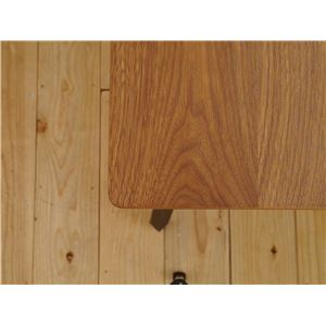木目調ダイニングテーブル/リビングテーブル 【長方形 幅90cm】 スチール脚 『MONTシリーズ』 商品写真3