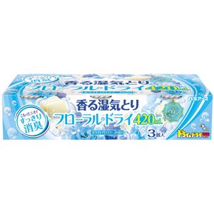 （まとめ）白元アース フローラルドライ420mL ホワイトアロマソープの香り 【×5点セット】