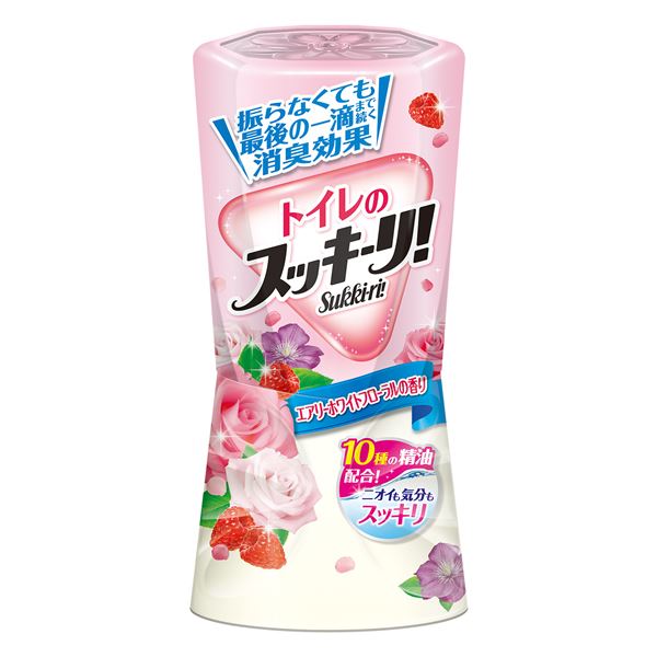 （まとめ）アース製薬 トイレのスッキーリ！ホワイトフローラルの香り 【×5点セット】