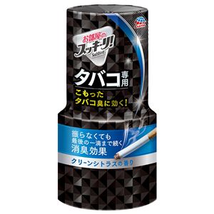 （まとめ）アース製薬 お部屋のスッキーリ！タバコ用クリーンシトラスの香り 【×5点セット】