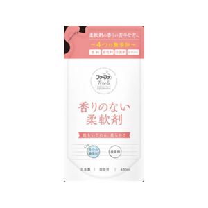 （まとめ） FAフリー＆ 柔軟剤無香料 詰替 480ml 【×5セット】